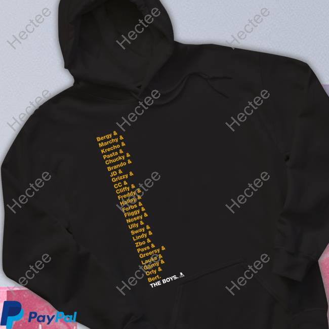 Boston Bruins Bergy Marchy Krecho Pasta Hoodie
