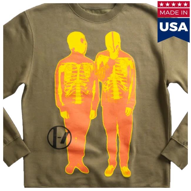 Twenty One Pilots Skeleton Green Shirts