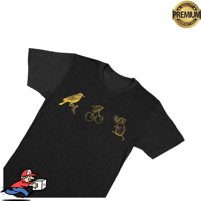 Crow Cherry Mouse Long Sleeve Shirt