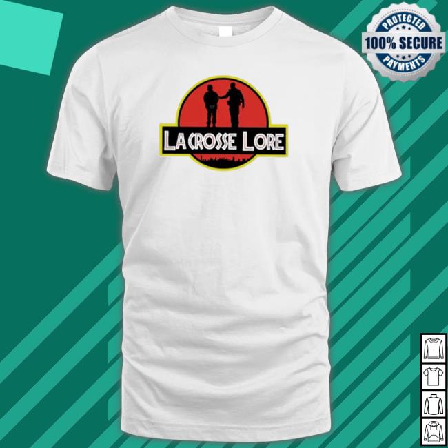 Official Lacrosse Lore Jurassic Park Logo Hooded Sweatshirt