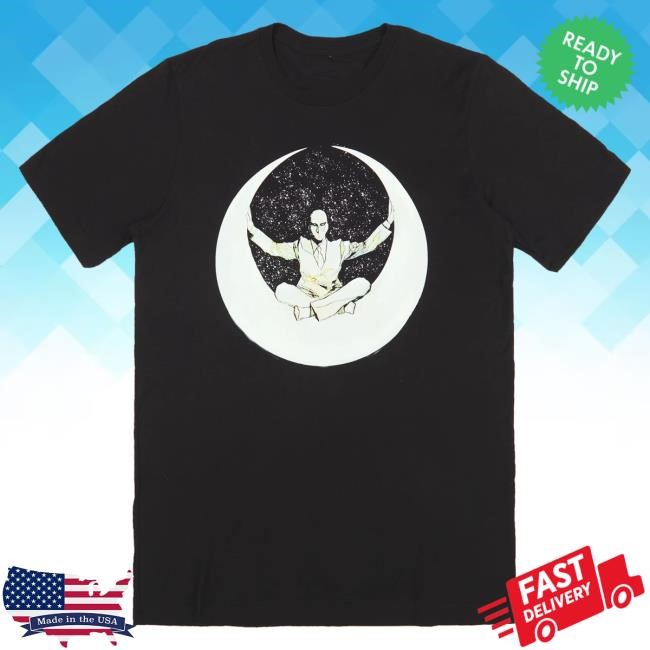 Heroes & Villains Merch Store Shop Marvel Moon Knight Sitting On The Moon Black Hoodie Sweatshirt