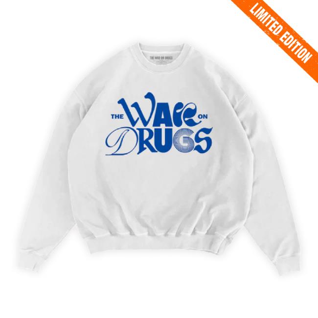 Trending The War On Drugs Merch Store The War On Drugs White Long Sleeve Tee Thewarondrugs Shop