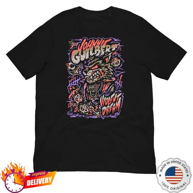 Johnnie Guilbert Merch Violent Dream - Red Purple Tee Shirt
