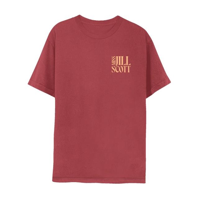 Jill Scott Store Merch Twtmc Red Monochrome Crewneck Sweatshirt