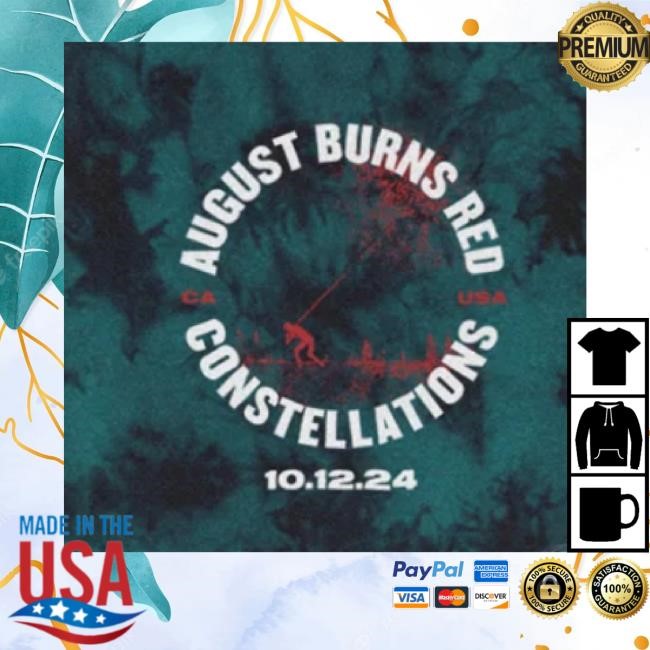August Burns Red Official Store Constellations Mayhem Fest Tie Dye Sweaters