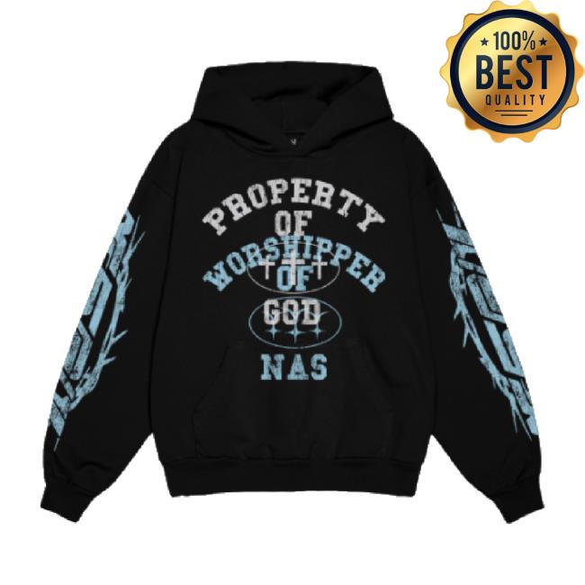 Trending Lil Nas X Store Merch Property Of God Pullover Shirt Blue Lilnasxstore Shop