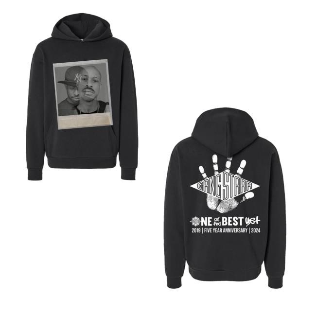 Gang Starr Merch Store Shop Ooty Fifth Anniversary Hoodie Sweatshirt