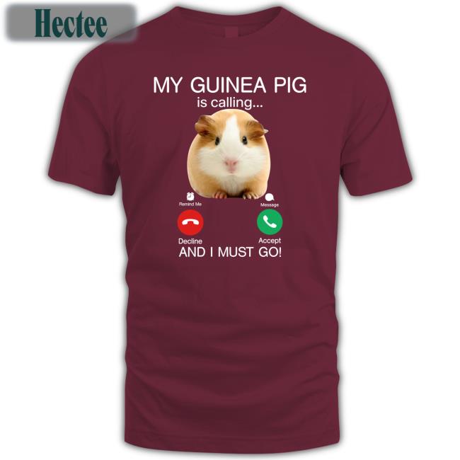 Weird Thrift Store Shirts My Guinea Pig Is Calling And I Must Go Hoodie