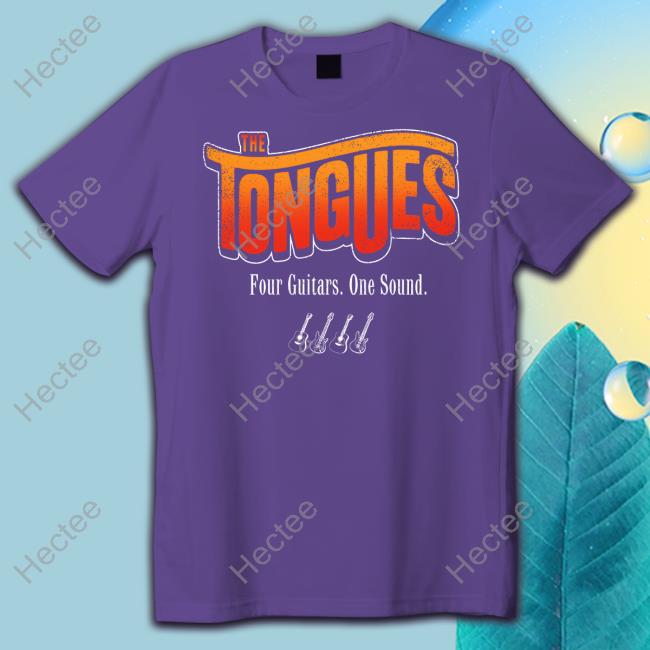 The Tongues Four Guitars One Sound Tee Shirt Pod Meets World Store