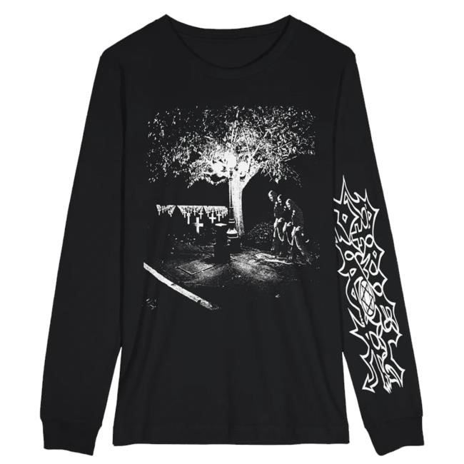 Ariel Pink Merch Ariel Pink Long Sleeve Shirt Black Tee Shirt