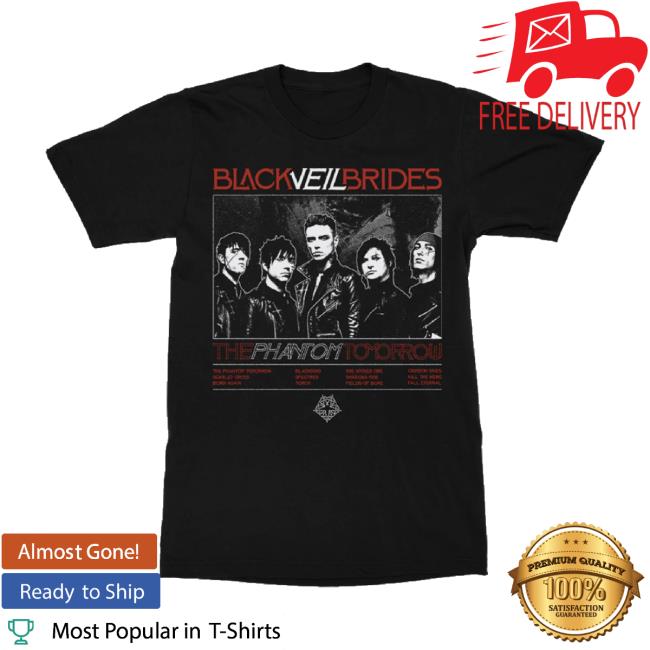 Original Black Veil Brides Merch Store The Phantom Tomorrow New Shirt Blackveilbrides Shop