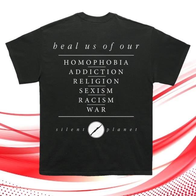 Silent Planet Merch Heal Us Breast Print Unisex Sweatshirt