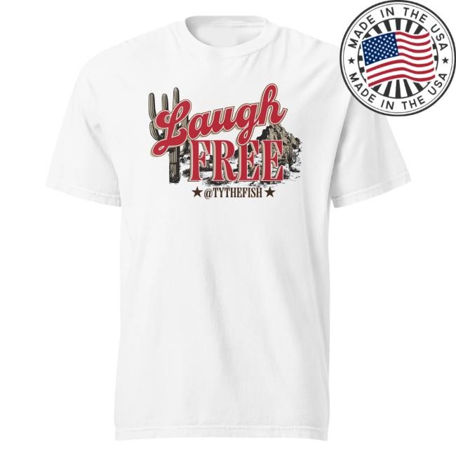 Official Tyler Fischer Shop Laugh Free Unisex Heavyweight Hoodie Sweatshirt