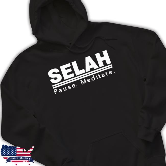 Official Selah Pause Meditate Tee Shirt