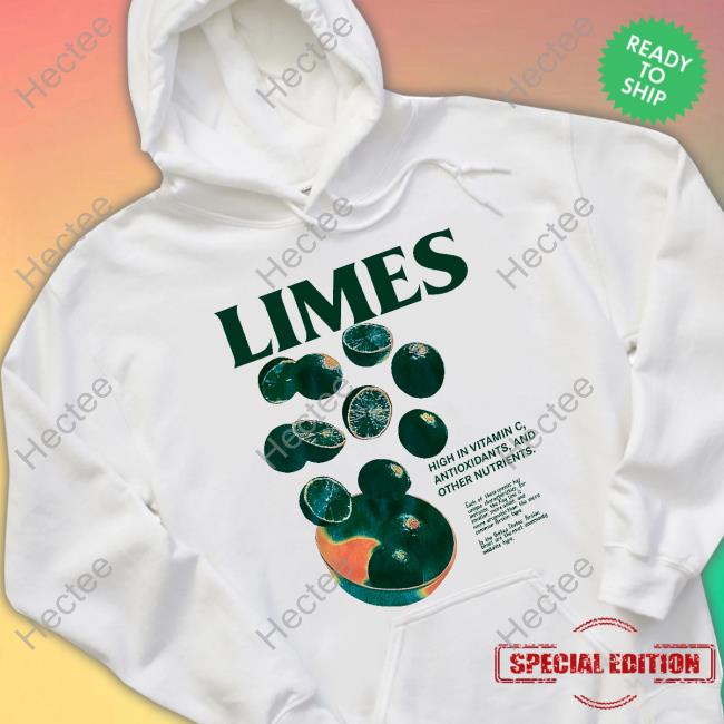 Limes High In Vitamin C Antioxidants And Other Nutrients Sweatshirt