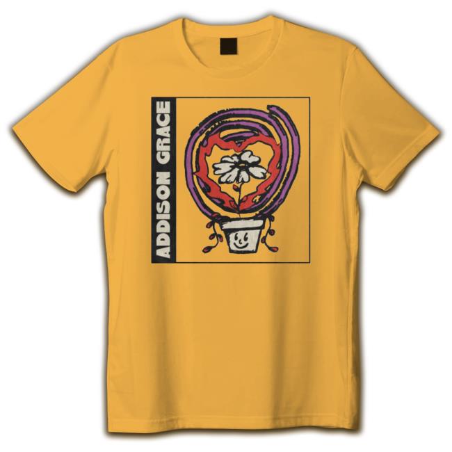 Official Addison Grace 2022 Happy Plant Tee Shirt