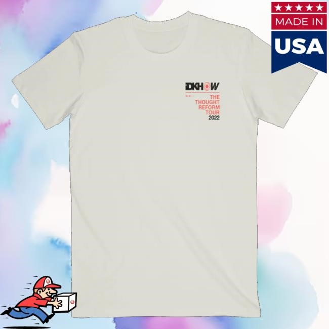 Official Idkhow Merch Thought Reform Tour Itinerary New Shirt