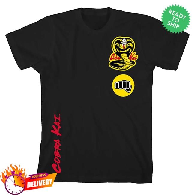 Official Cobra Kai Store Cobra Kai Strike First, Strike Hard Long Sleeve Shirt
