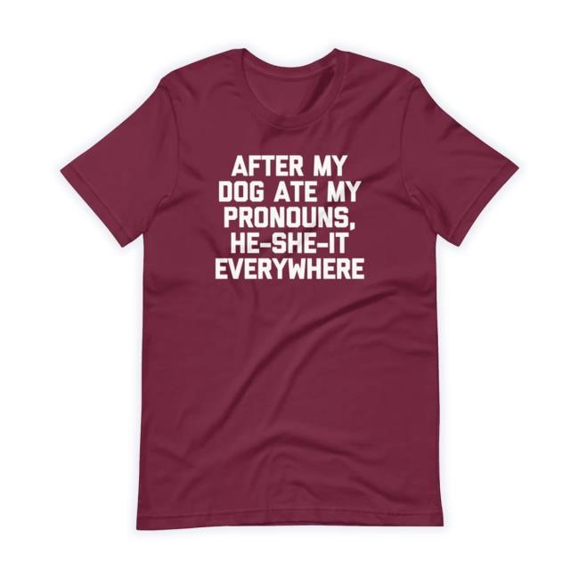 Limited After My Dog Ate My Pronouns, He-She-It Everywhere Hoodie