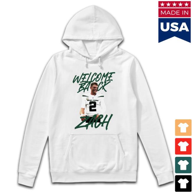 Welcome Back Zach Wilson Hooded Sweatshirt