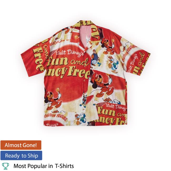 Disney V/P Pc Aloha Collection Aloha Shirt / Mickey Mouse Friends Tee Shirt