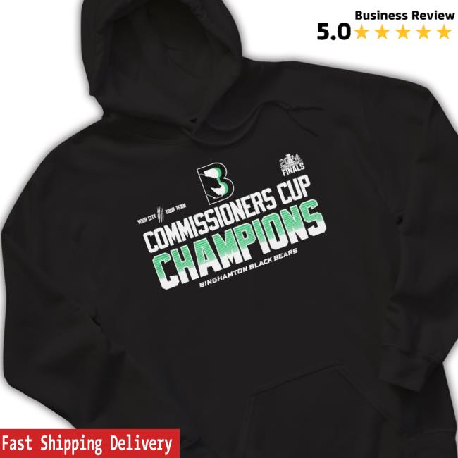 Original Binghamton Black Bears 2024 Commissioner’S Cup Champions Long Sleeve T Shirt