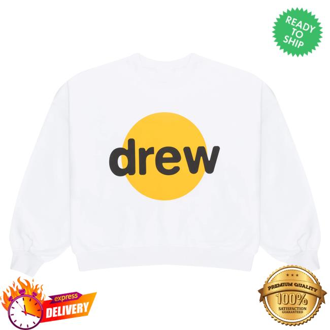 Official Drew House Merch Store Shop Infinite Joy Boxy Pullover Hoodie White DrewHouse Apparel Clothing
