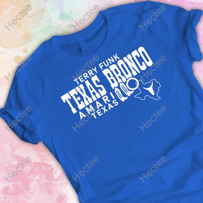 Terry Fund Texas Bronco Amarillo Texas Tee Shirt Eddie Kingston
