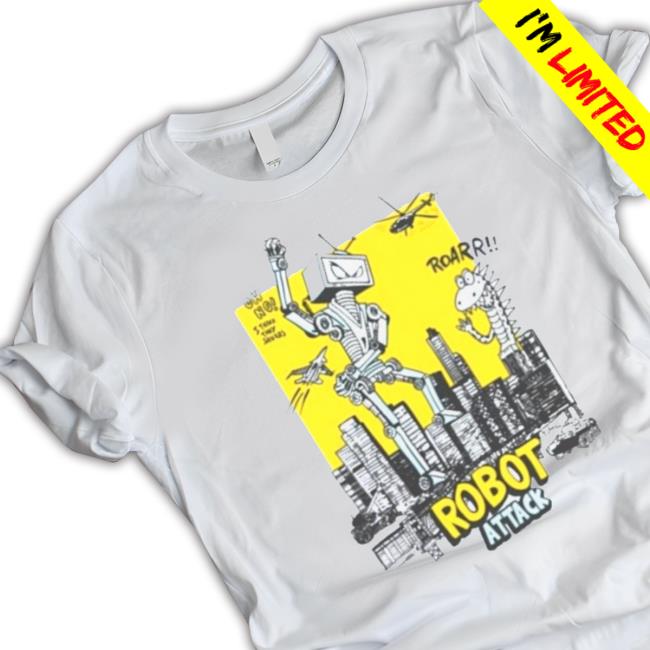 Robot Attacks The City shirt