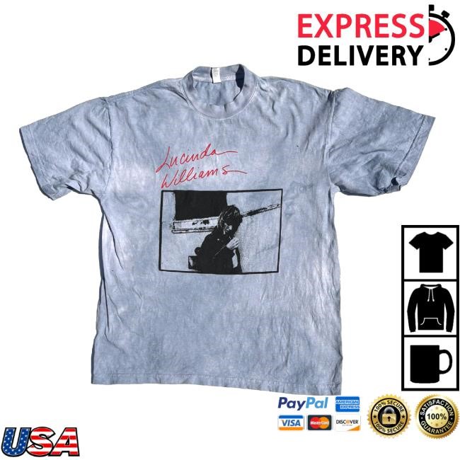 Official Lucinda Williams (Dip Dyed) Hoodie Sweatshirt Helensaidthis Shop Merch Store