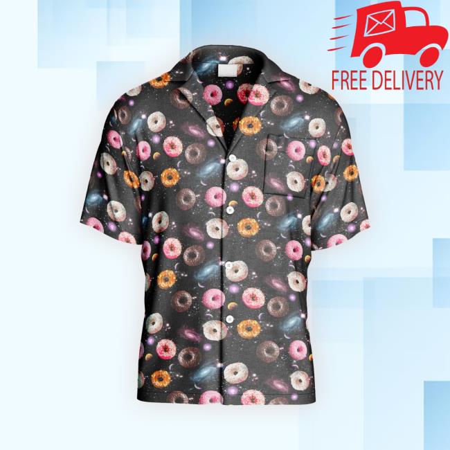 Official Random Galaxy Galaxy Donut Hawaiian Tee
