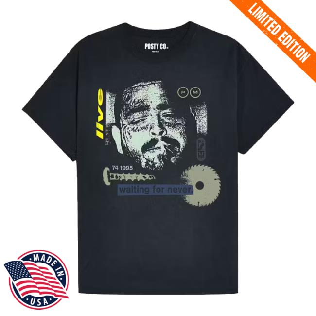 Trending Post Malone Merch Store Post Malone Waiting For Never TankTop Post Malone Shop