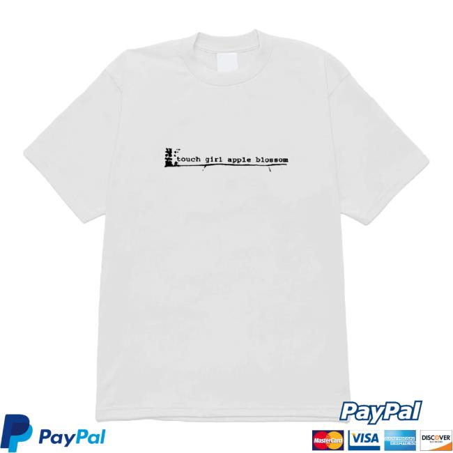 Trending Run For Cover Records Merch Store Touch Girl Apple Blossom Typewriter Shirt (Pre-Order) Runforcoverrecords Shop